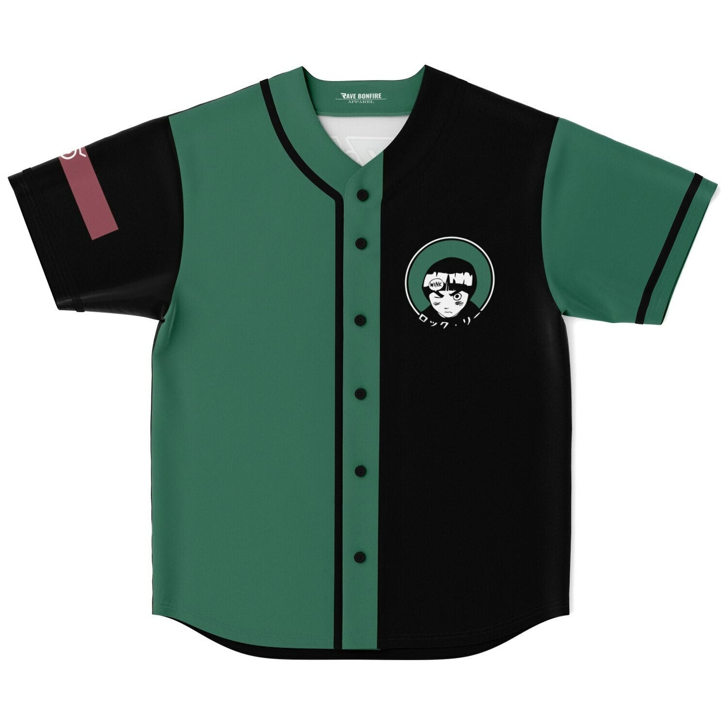 Forest Green Rock Lee Rave Baseball Jersey