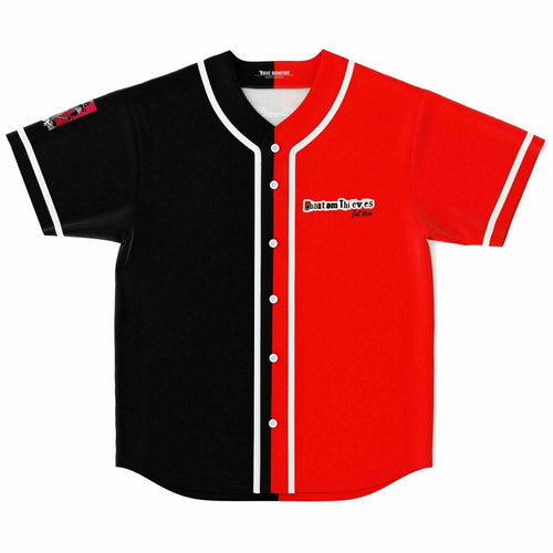 Split Red Persona 5 Rave Baseball Jersey