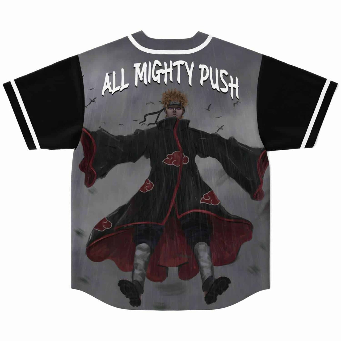 Black Grey Shows Pair Rave Baseball Jersey