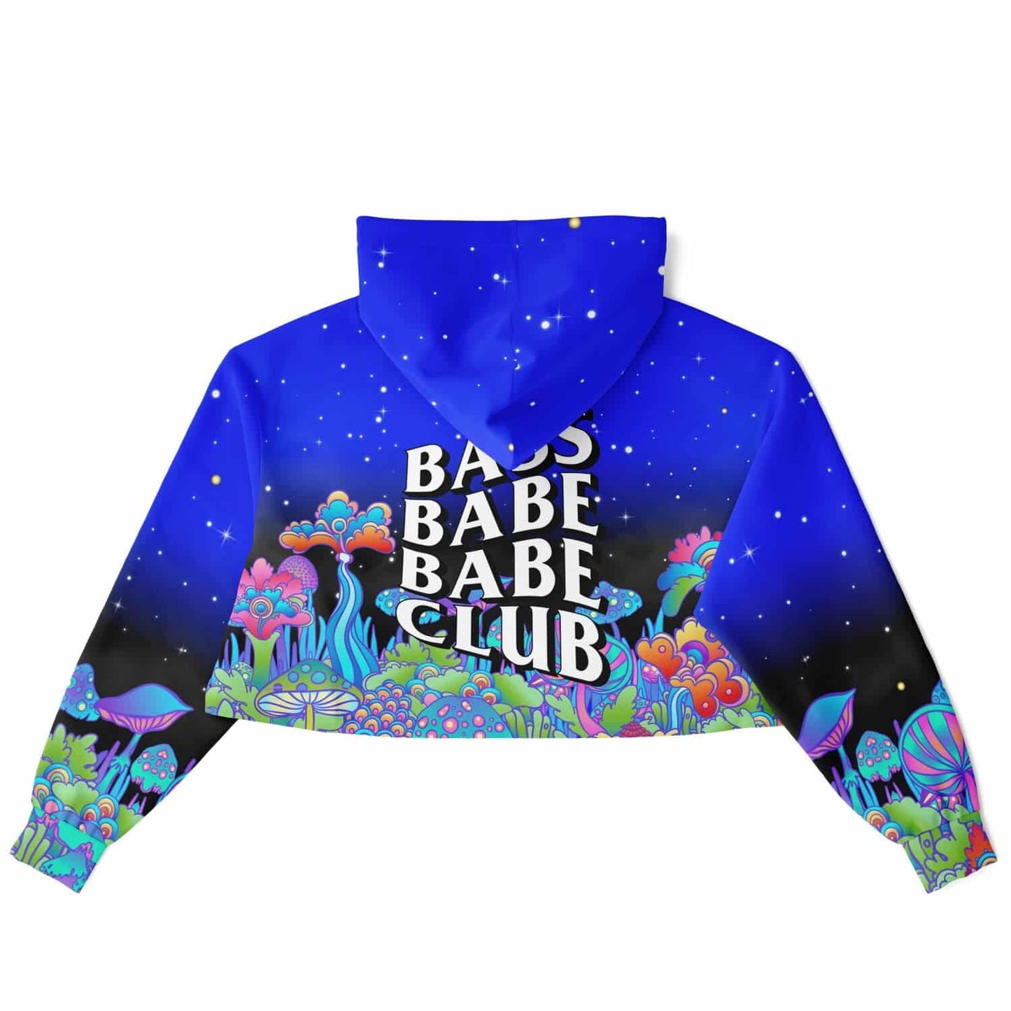 Bass Babe Club Cropped Hoodie