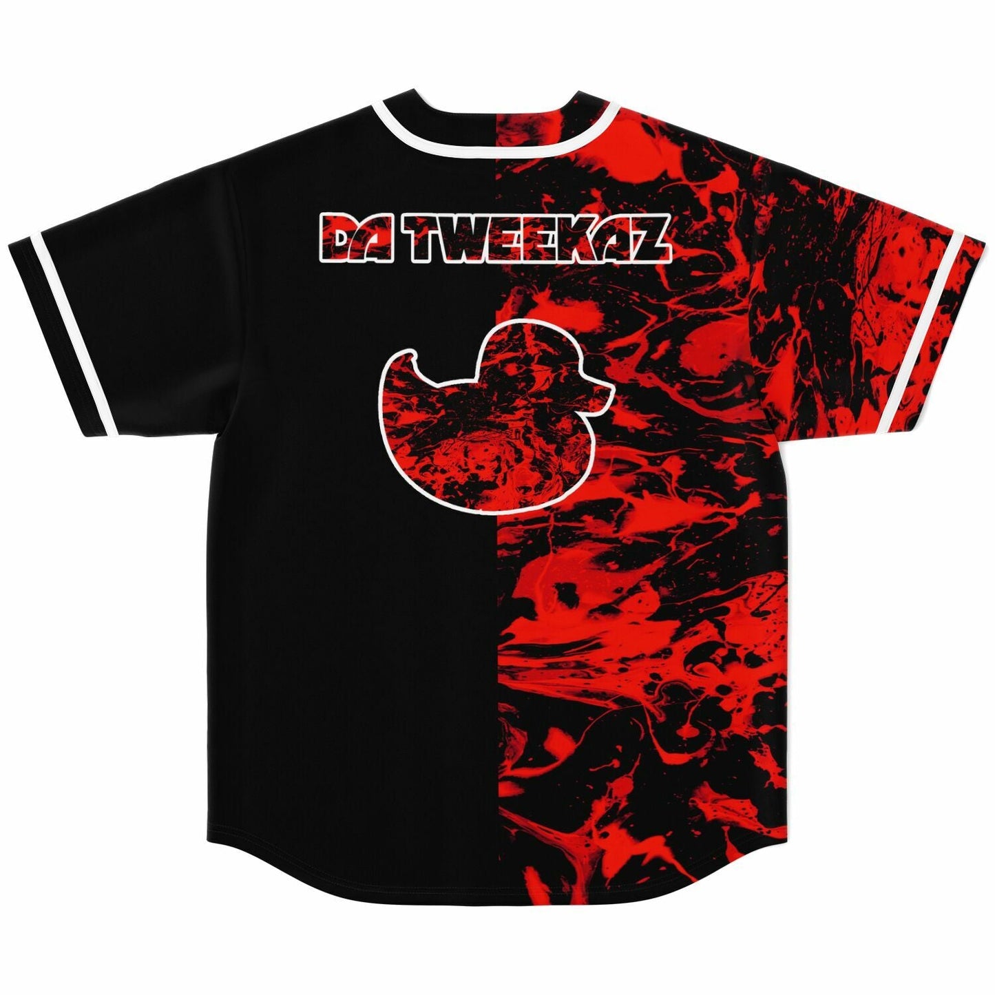 Da Tweekaz Black Liquid Rave Baseball Jersey