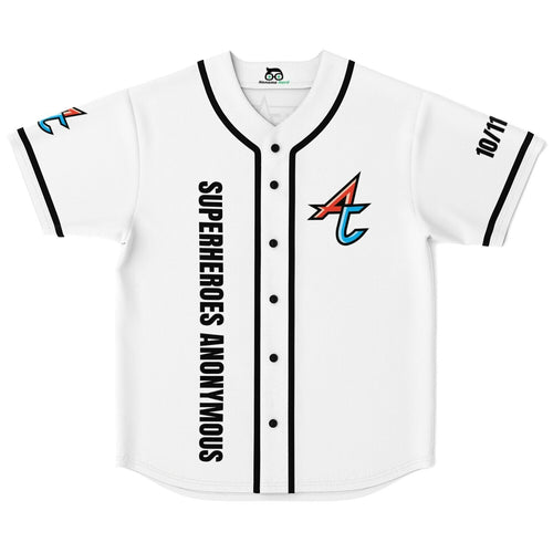 Adventure Club White Team Jersey Rave Baseball Jersey