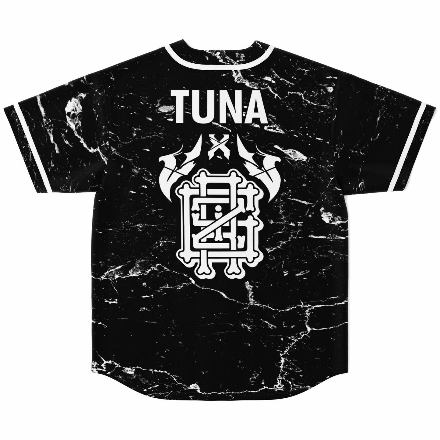 GRiZ Black Marble Rave Baseball Jersey