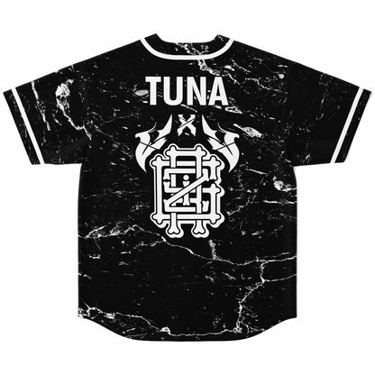 GRiZ Black Marble Rave Baseball Jersey