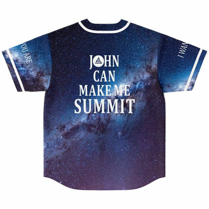 John Summit Deep Blue Milky Way Rave Baseball Jersey
