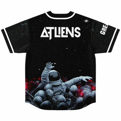 ATLIENS Black Starfield Cosmic Starry Rave Baseball Jersey