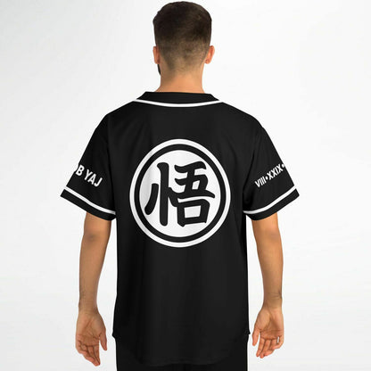 Black Dragon Ball Rave Baseball Jersey