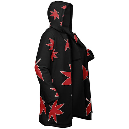 Black Scattered Red Rave Cloak
