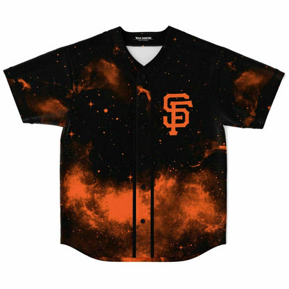 Black Galaxy Rave Baseball Jersey