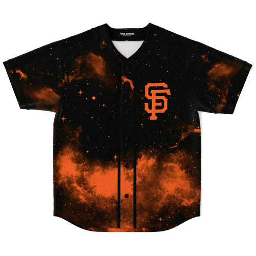 Black Galaxy Rave Baseball Jersey