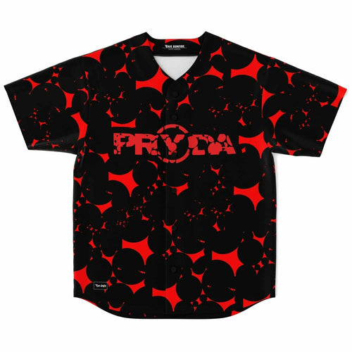 Pryda Black Bright Orbs Rave Baseball Jersey