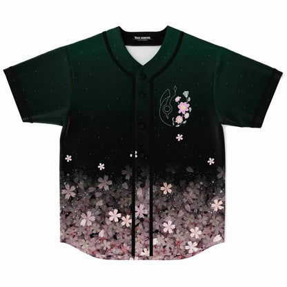 Dark Green Rave Baseball Jersey