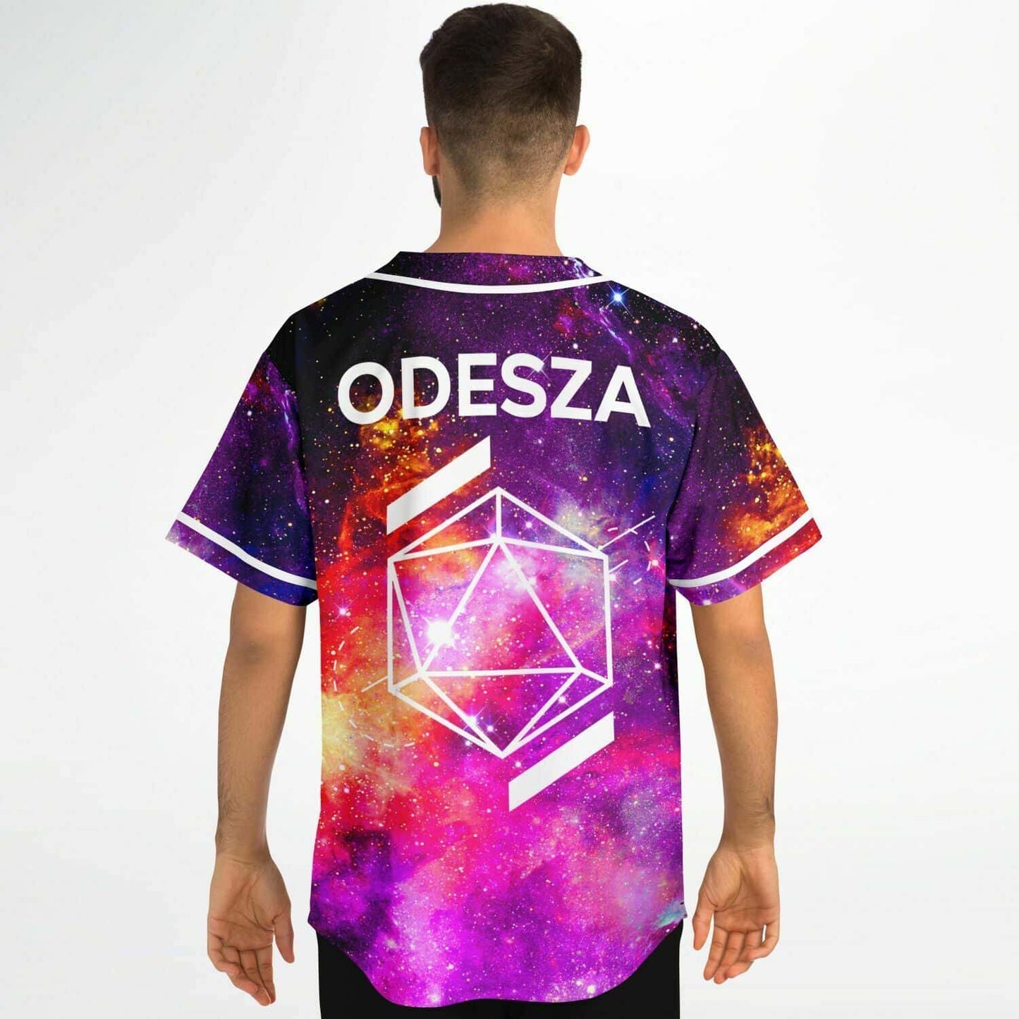 ODESZA Purple Magenta Galaxy Rave Baseball Jersey