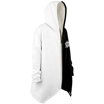 Marshmello Black White Dripping Smiley Rave Cloak