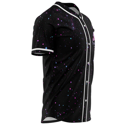 Black Starry Rave Baseball Jersey