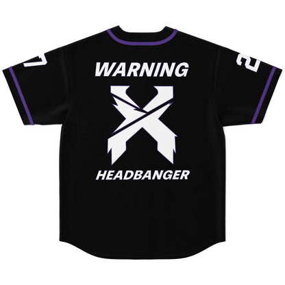 Warning Baseball Jersey