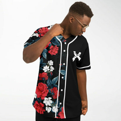 Excision Black Split Rave Baseball Jersey