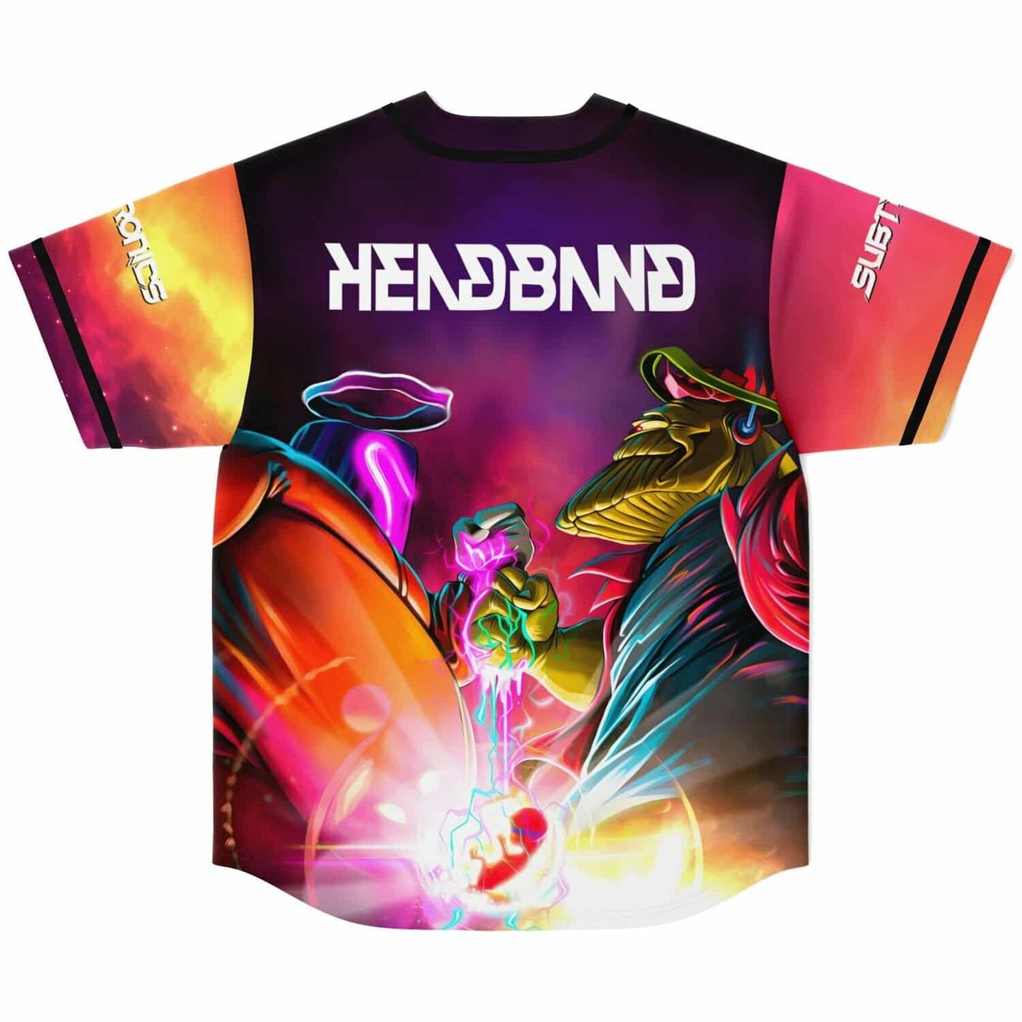 Subtronics Vivid Psychedelic Surreal Scene Rave Baseball Jersey