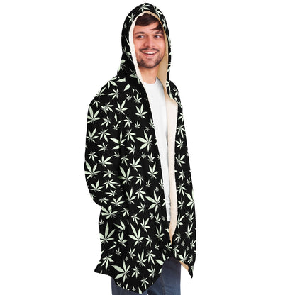 Black Cartoon Alien Rave Cloak