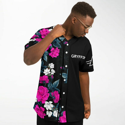 Gryffin Black Split Rave Baseball Jersey