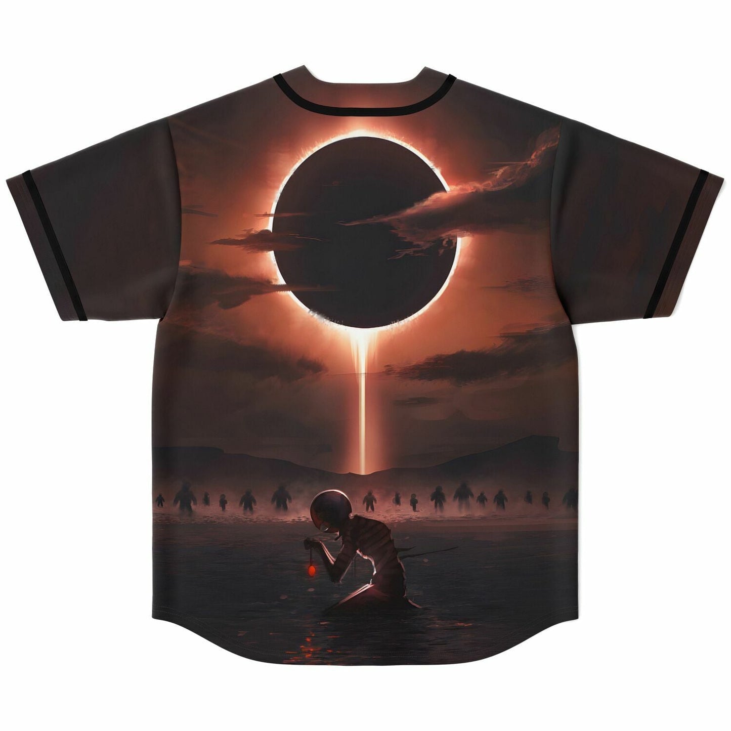 Black Body Red Berserk Rave Baseball Jersey