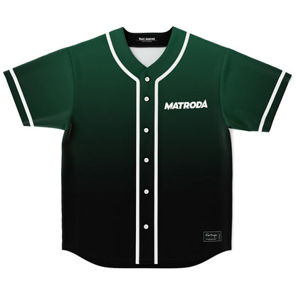 Matroda Dark Forest Green Black Rave Baseball Jersey
