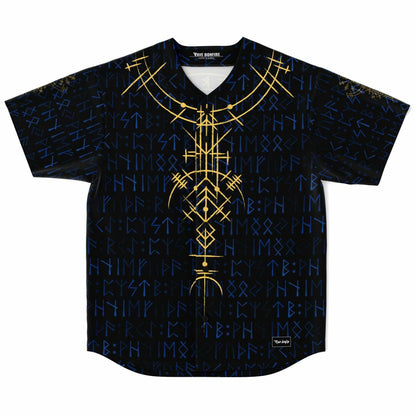 Black Norse Rave Baseball Jersey