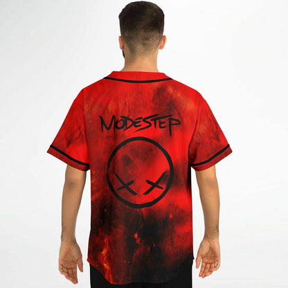 Modestep Deep Red Galaxy Rave Baseball Jersey