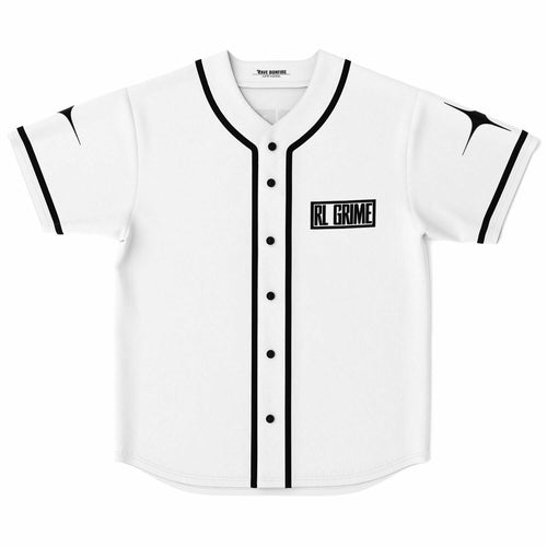 RL Grime White Boxed ‘Rl Rave Baseball Jersey