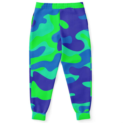 Royal Blue Camouflage Rave Joggers