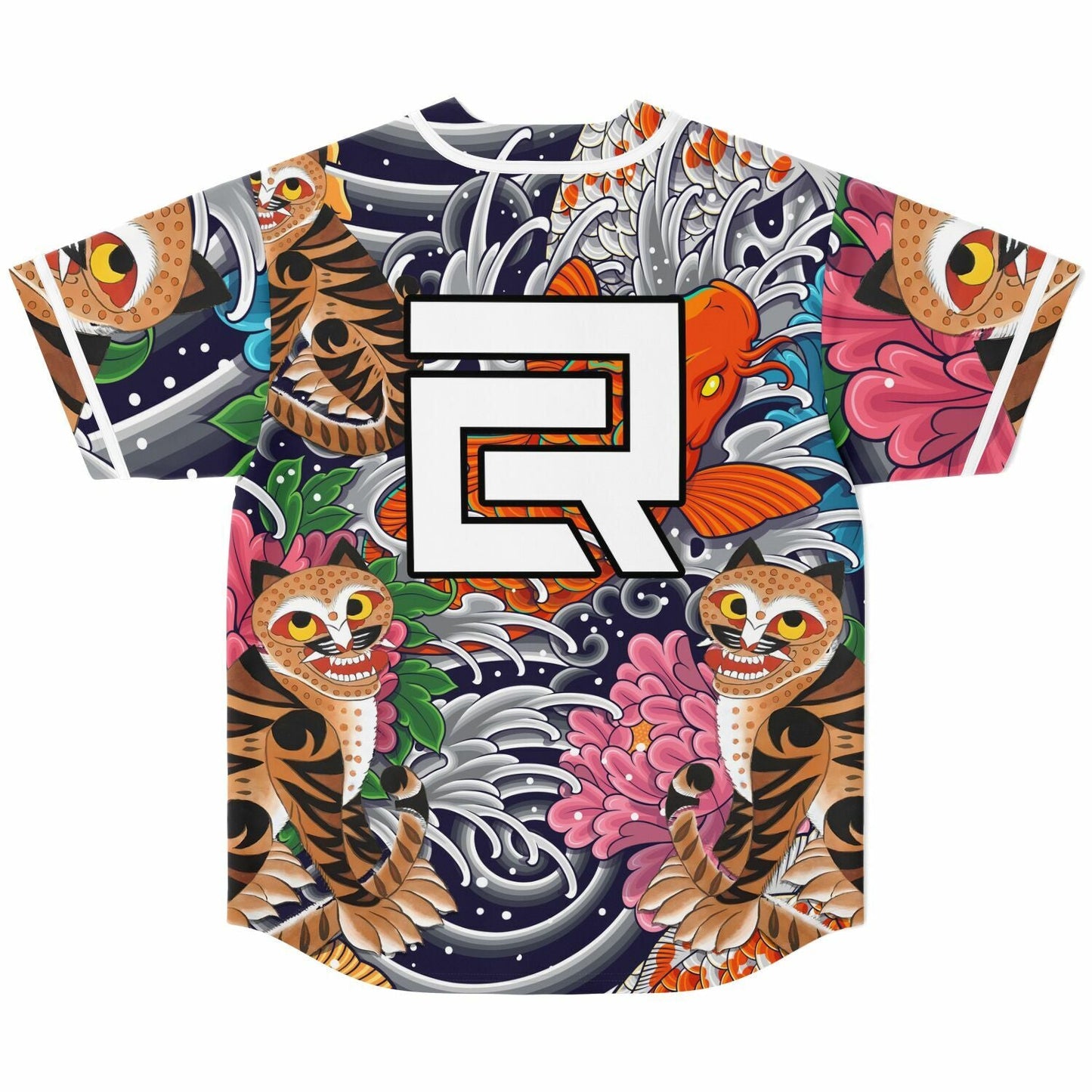 Japanese Irezumi Rave Baseball Jersey