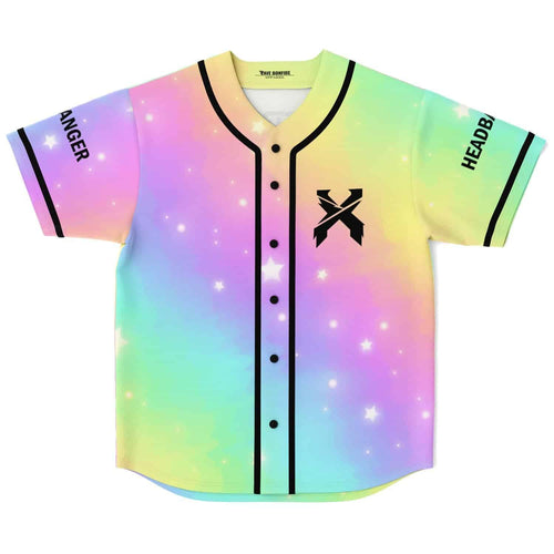 Subtronics Pastel Rainbow Starry Galaxy Rave Baseball Jersey