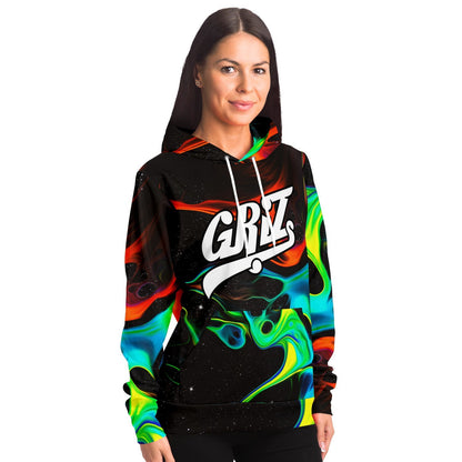 GRiZ Script Liquid Paint Rave Hoodie