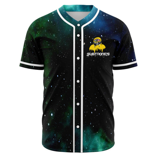 Subtronics Black Galaxy Starfield Rave Baseball Jersey