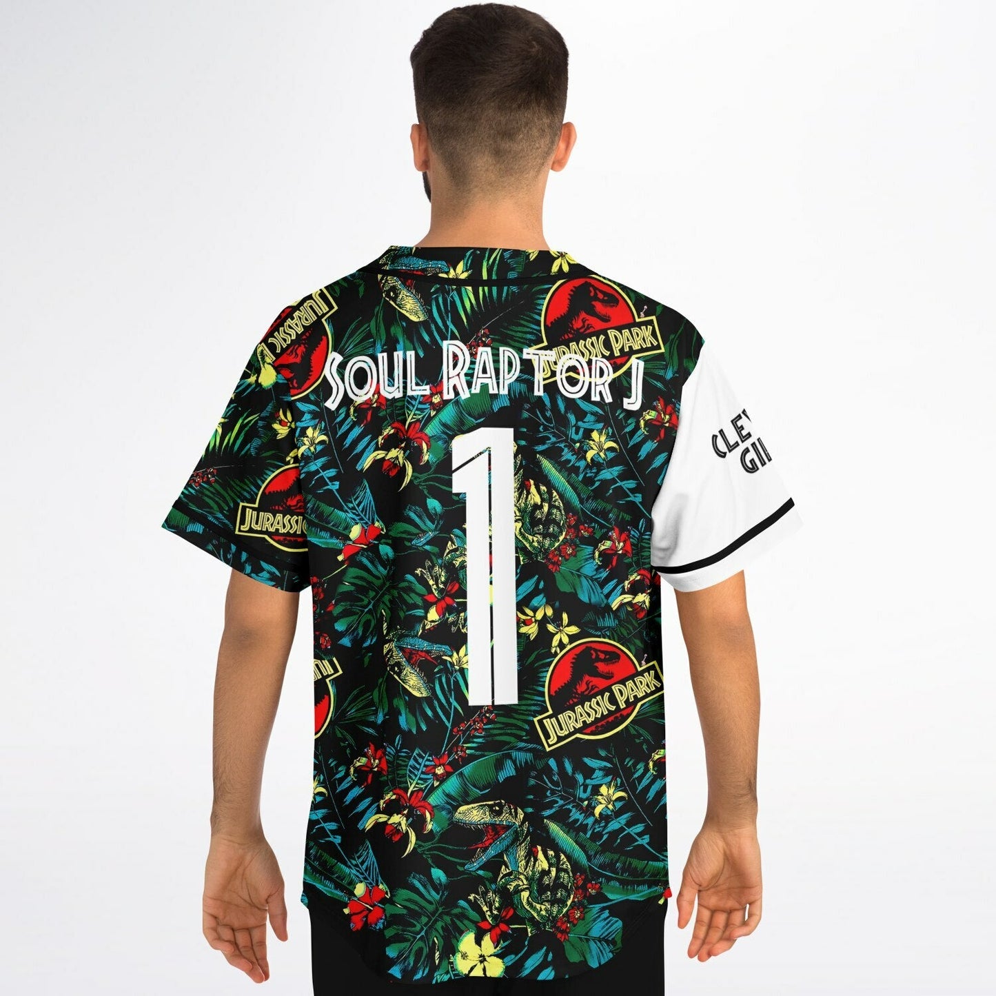 Off White Jurassic Park Rave Baseball Jersey