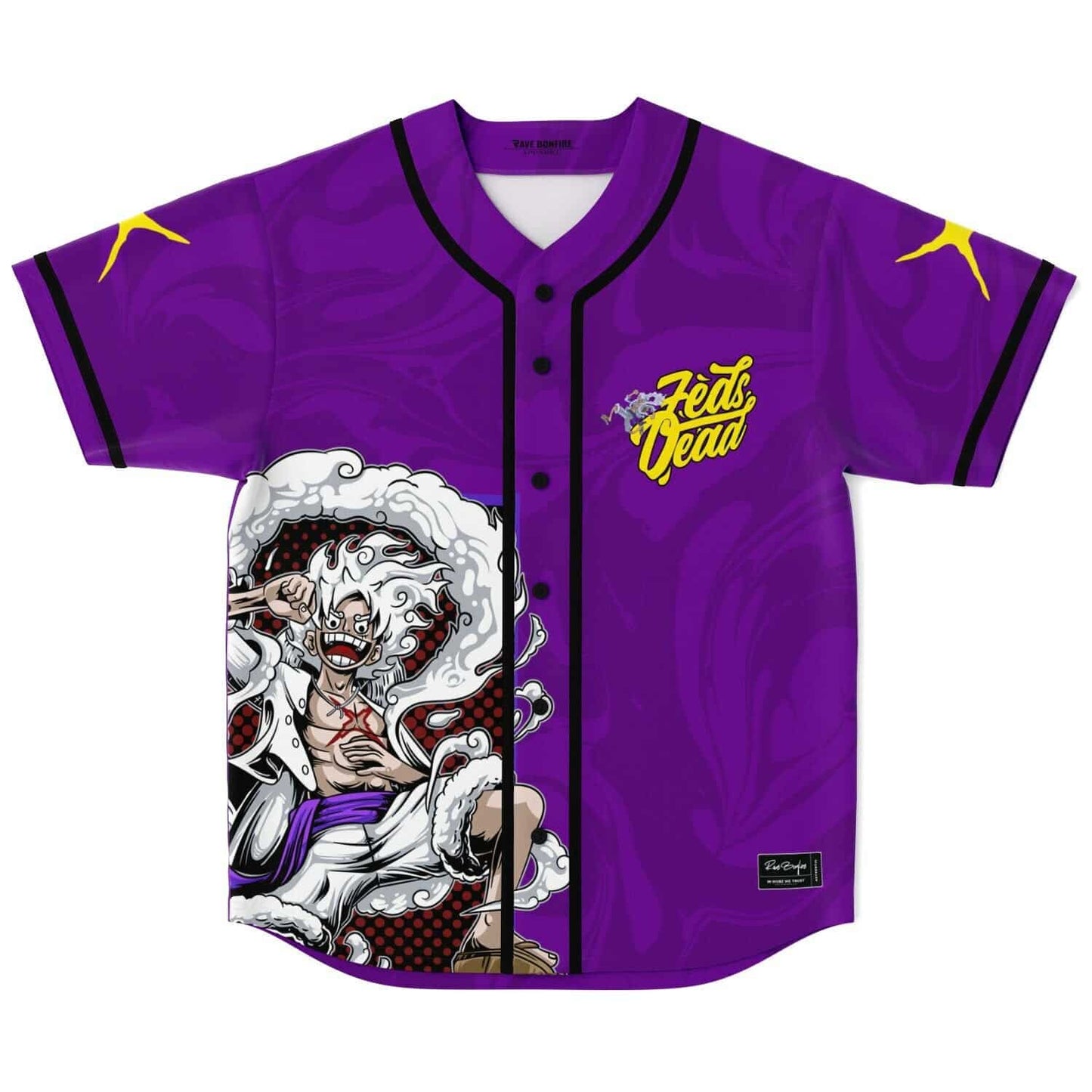 Zeds Dead Purple Anime Character Rave Baseball Jersey