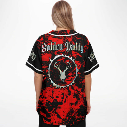 SVDDEN DEATH Black Band Rave Baseball Jersey