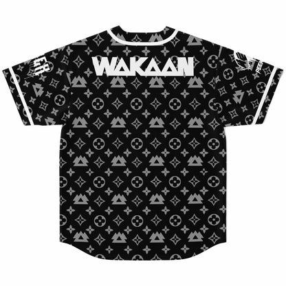 WAKAAN Black Louis Vuitton Rave Baseball Jersey