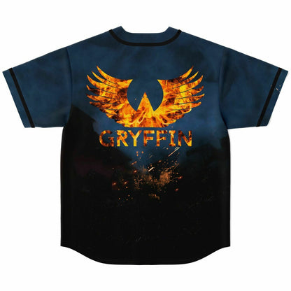 Gryffin Dark Navy Rave Baseball Jersey