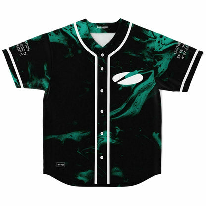 A State of Trance Black Marbled Rave Baseball Jersey