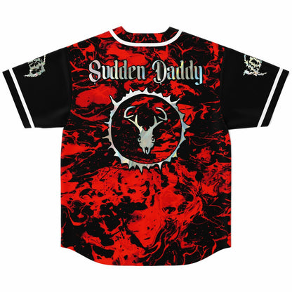 SVDDEN DEATH Black Band Rave Baseball Jersey