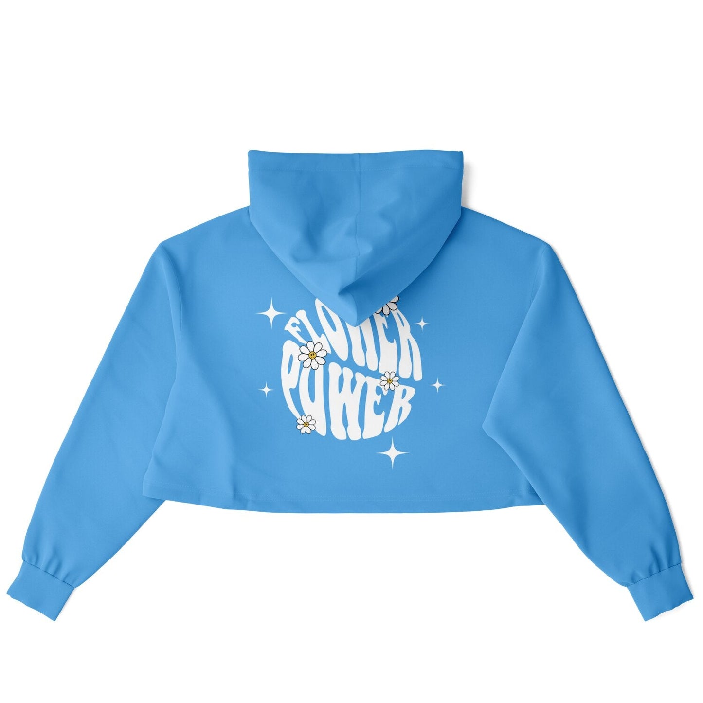 Flower power Cropped Hoodie
