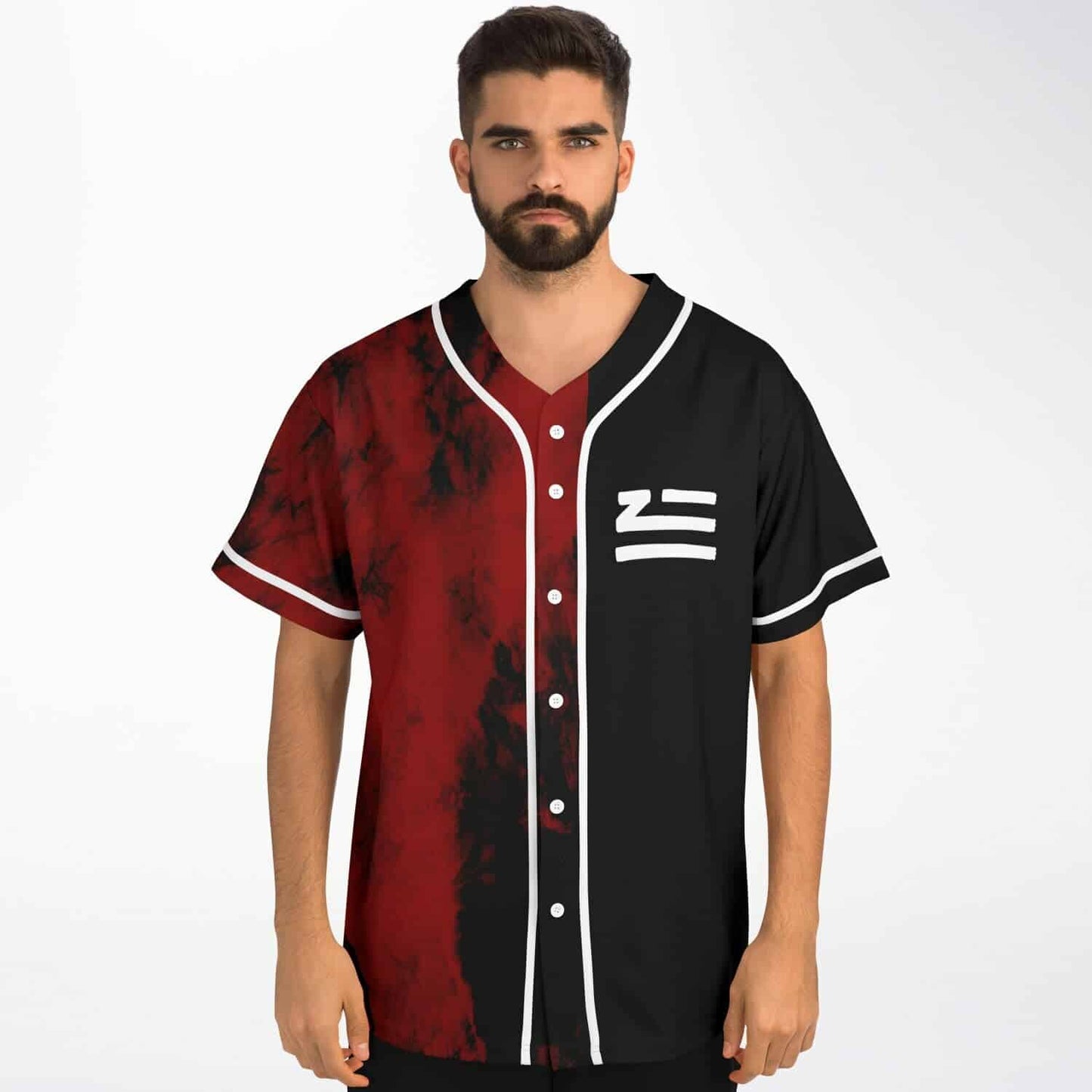 ZHU Black Deep Split Rave Baseball Jersey