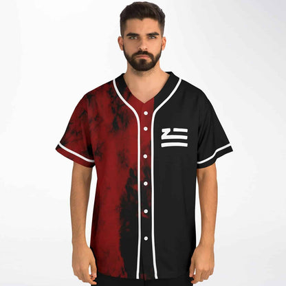ZHU Black Deep Split Rave Baseball Jersey