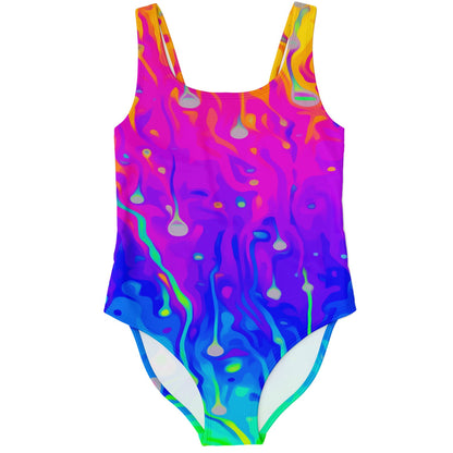 Gradient Hot Dripping Rave Swimsuit
