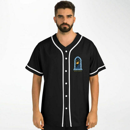 Seven Lions Black Stone Archway Rave Baseball Jersey