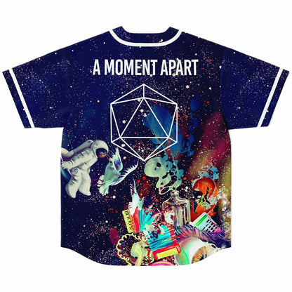 ODESZA Deep Navy Cosmic Starfield Rave Baseball Jersey