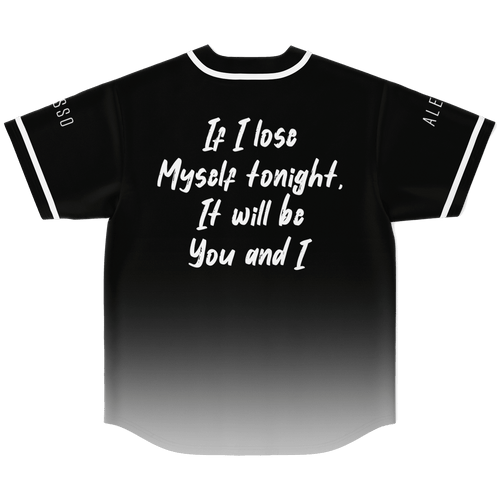 Alesso Black White Interlocking Rings Rave Baseball Jersey