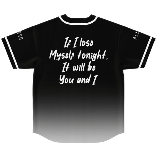 Alesso Black White Interlocking Rings Rave Baseball Jersey
