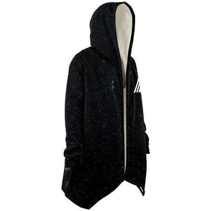 Black Starfield Rave Cloak